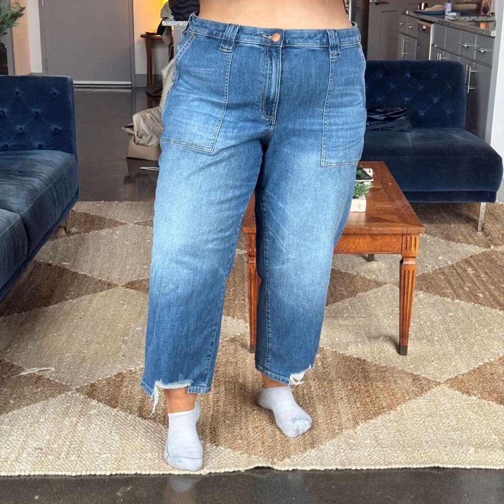 Lane Bryant Ankle-Length Denim Jeans